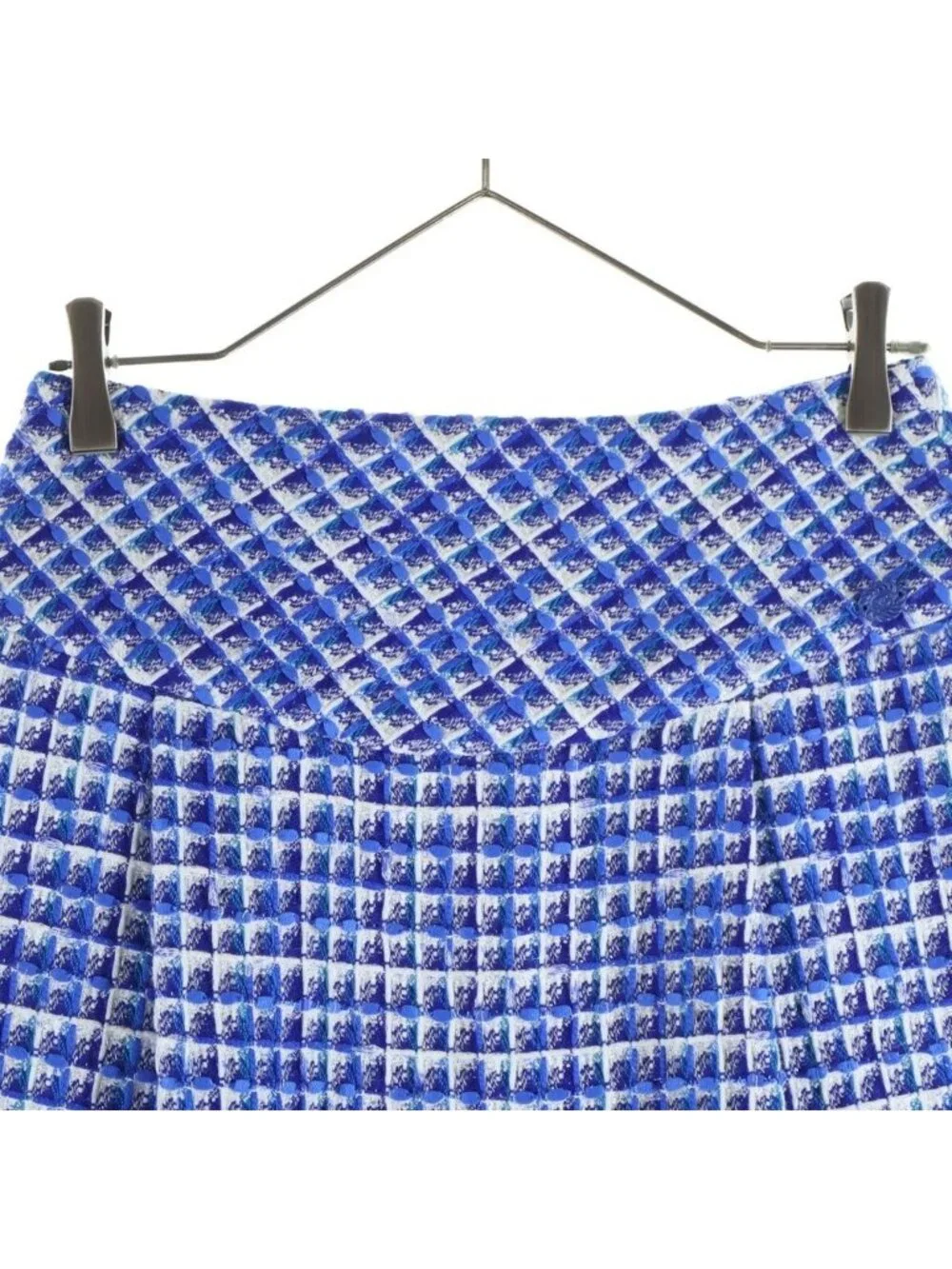 Chanel Tweed Skirt Blue
